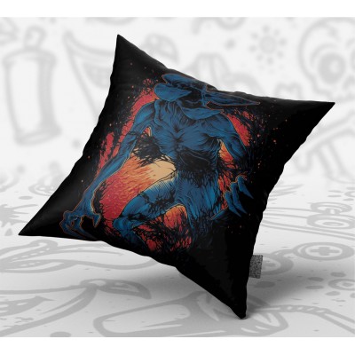 Декоративна възглавница All Print Stranger Things - Eleven Demogorgon Art